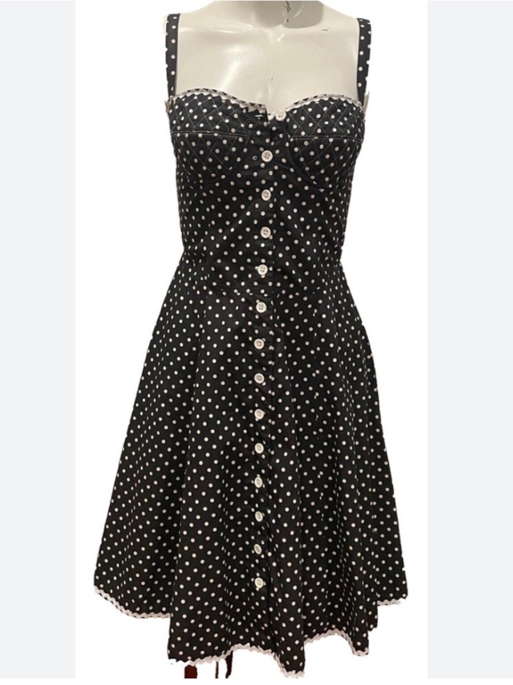 Betsey Johnson polka dot dress - Picture 5 of 6